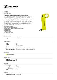 Thumbnail of document Data Sheet - 3415 Right Angle Light